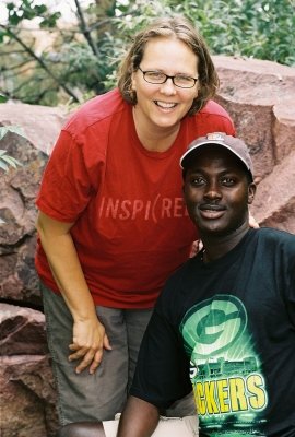 Eric Irivuzumugabe and Joie Pirkey